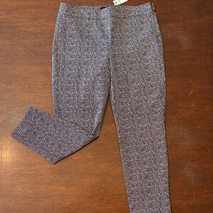 Talbots Black and White Pants 12P